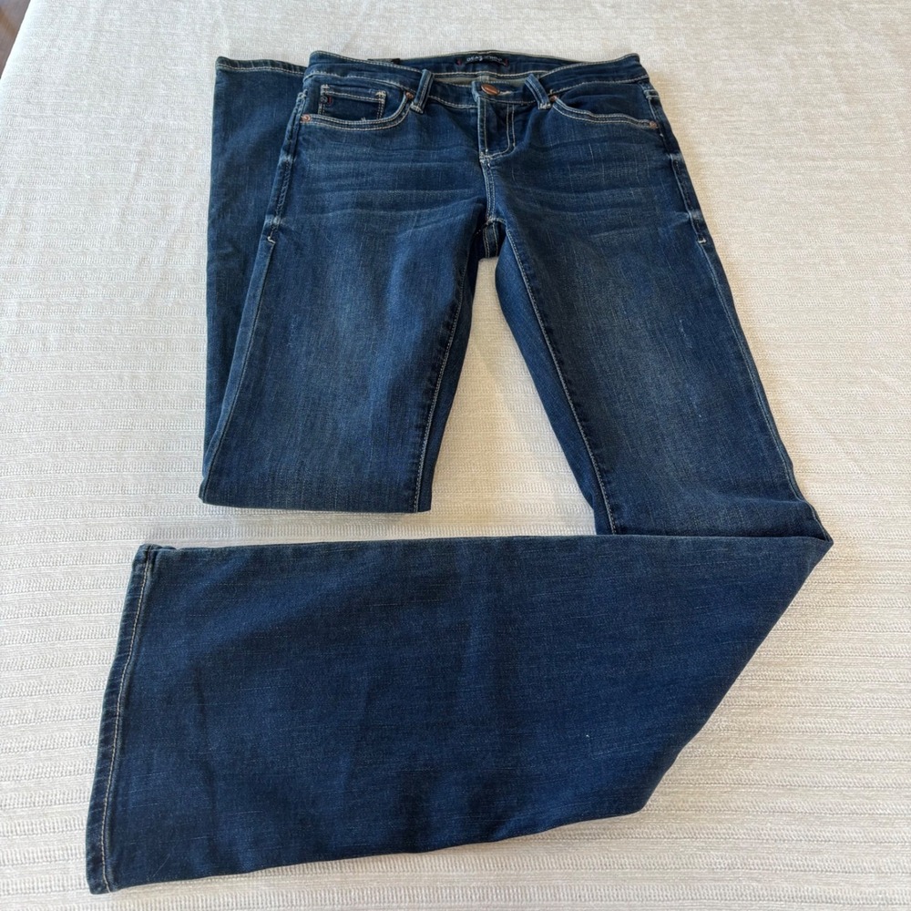 Dear John Sloane Bootcut Jeans Brooklyn Dark Wash Stretch Denim Size 25